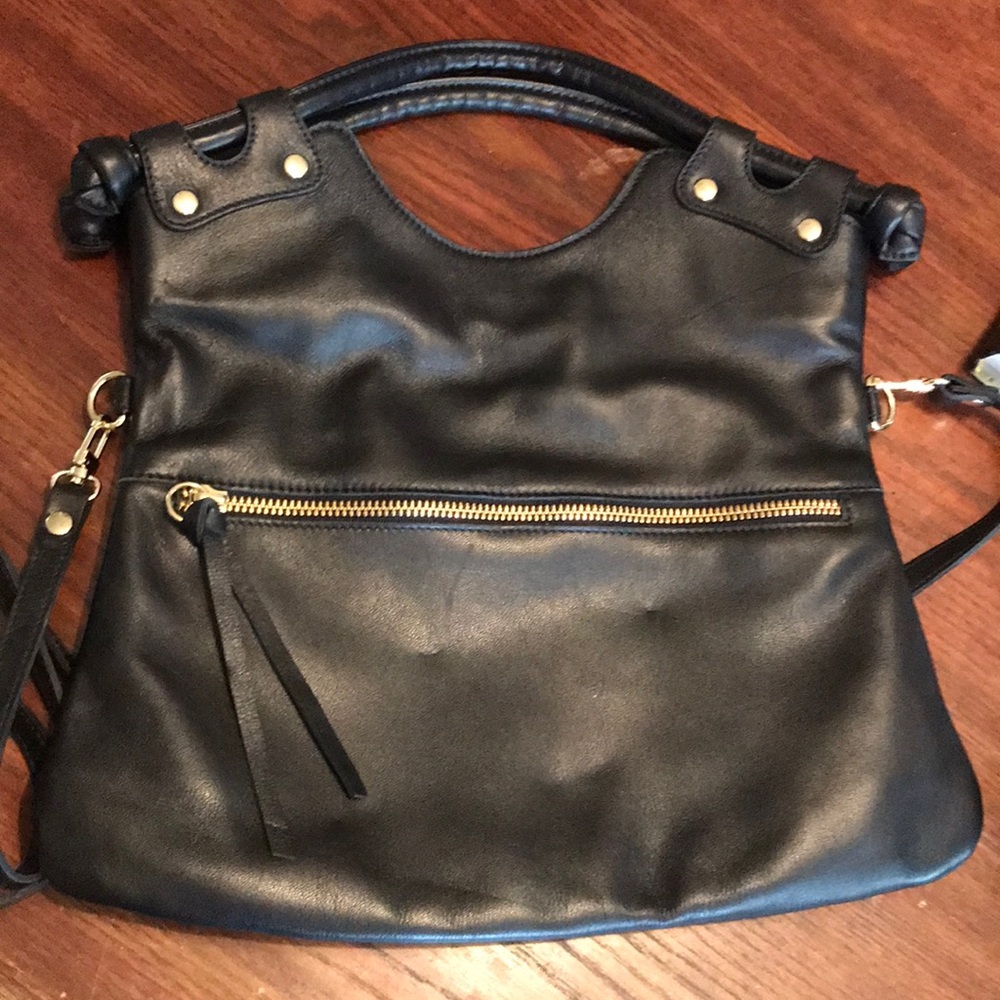 Pietro NY leather crossbody. New.